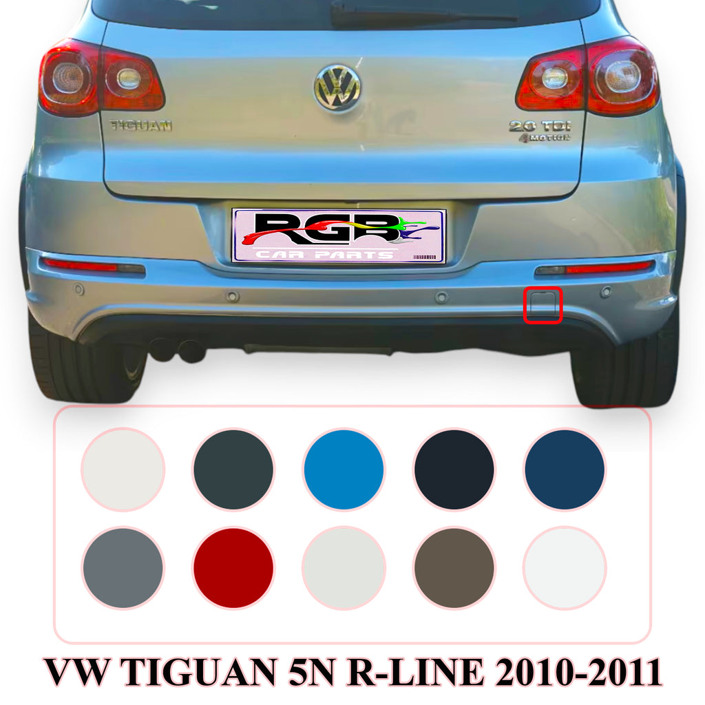 Volkswagen Tiguan 5N R-Line 2007-2016 Painted Rear Bumper Tow Hook Cover 5N0807441A OEM