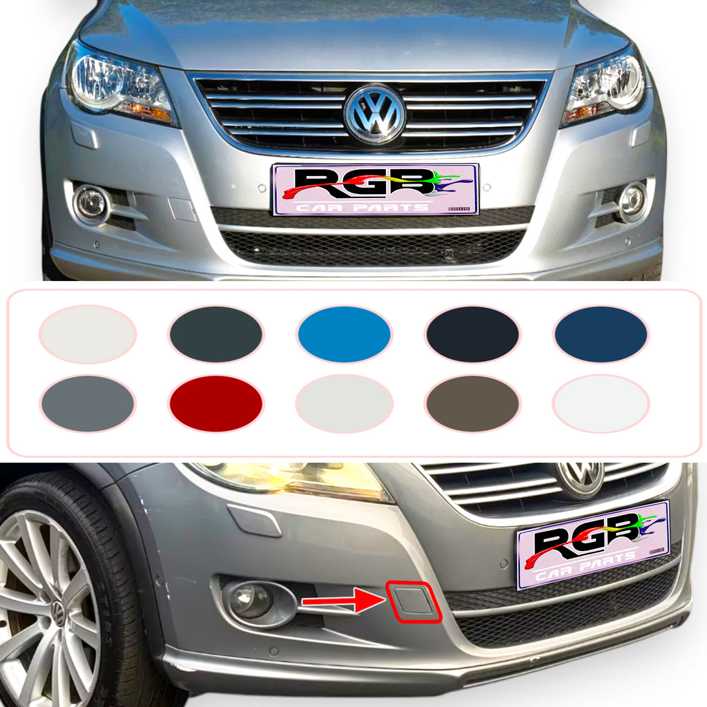 Volkswagen Tiguan 5N R-Line 2009-2011 Painted Front Bumper Tow Hook Cover 5N0807241A OEM