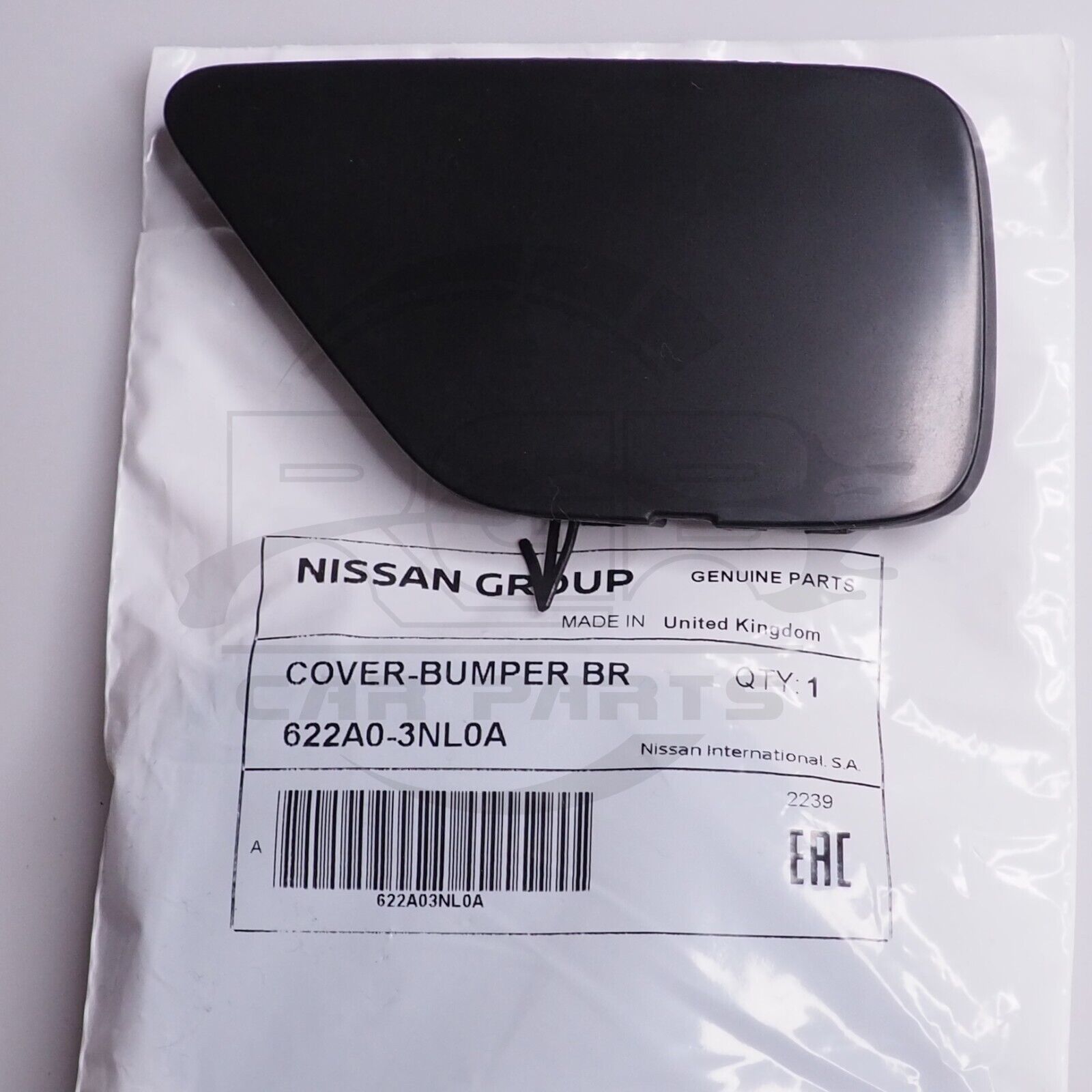 Nissan Leaf ZE0 Front Bumper Tow Hook Eye Cover Cap 2011-2017