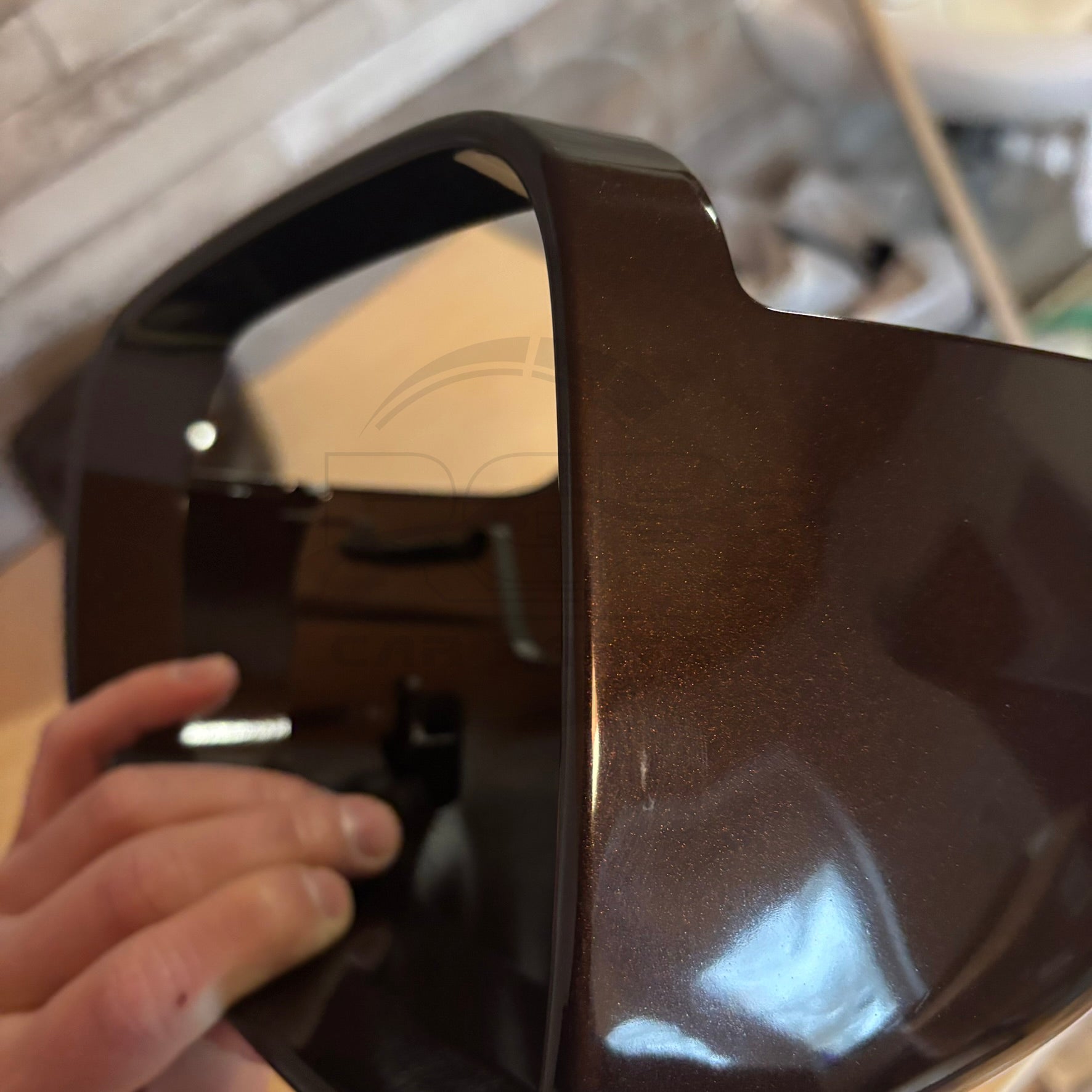 Painted Pair Left Right Wing Mirror Cover For Volvo XC60 MK2 2018-2024 Maple Brown 722