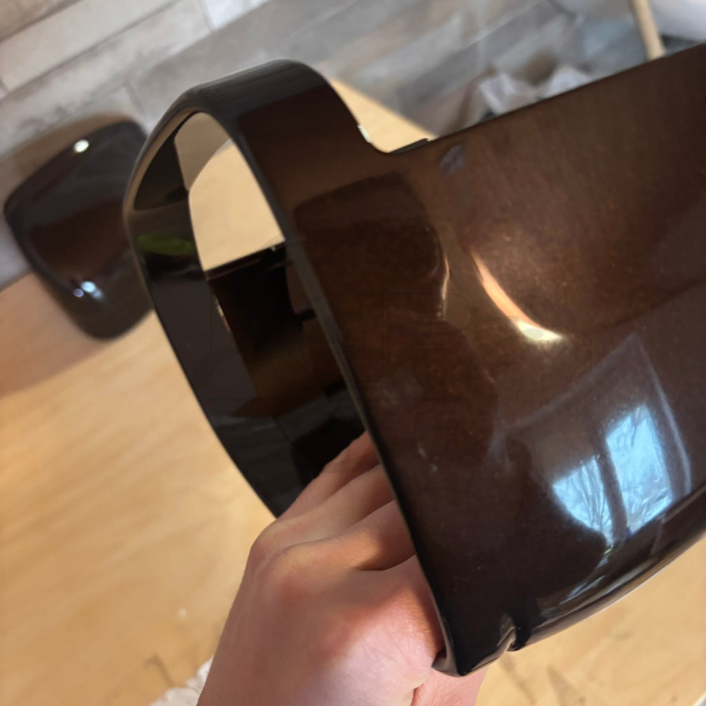 Painted Pair Left Right Wing Mirror Cover For Volvo XC60 MK2 2018-2024 Maple Brown 722