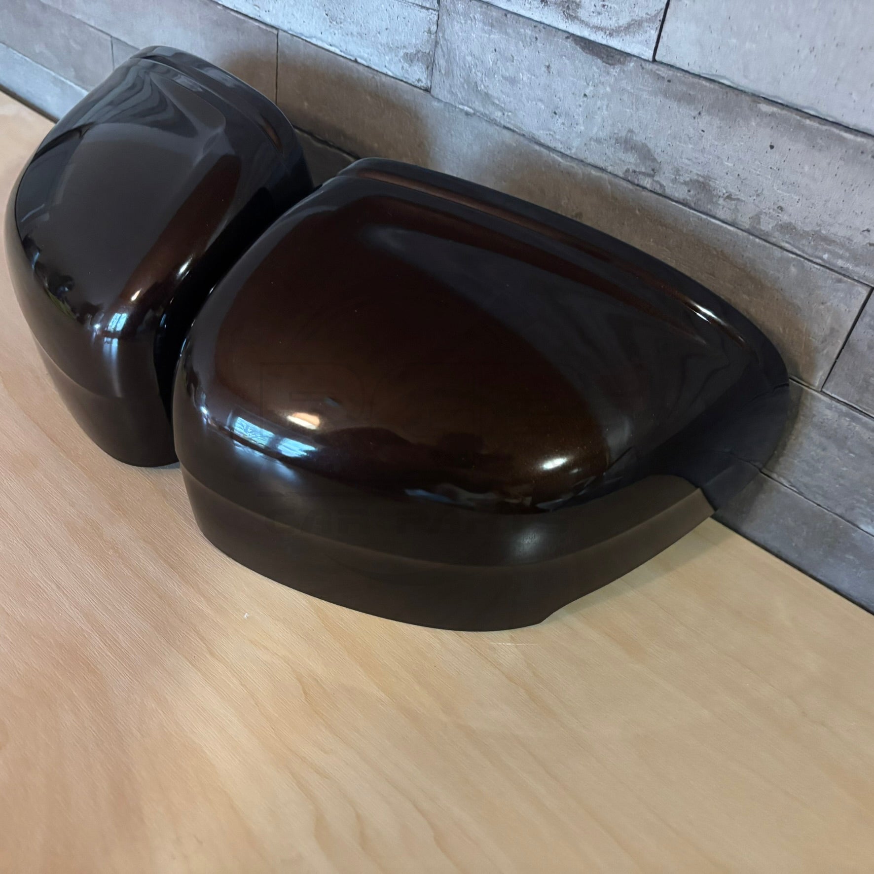 Painted Pair Left Right Wing Mirror Cover For Volvo XC60 MK2 2018-2024 Maple Brown 722