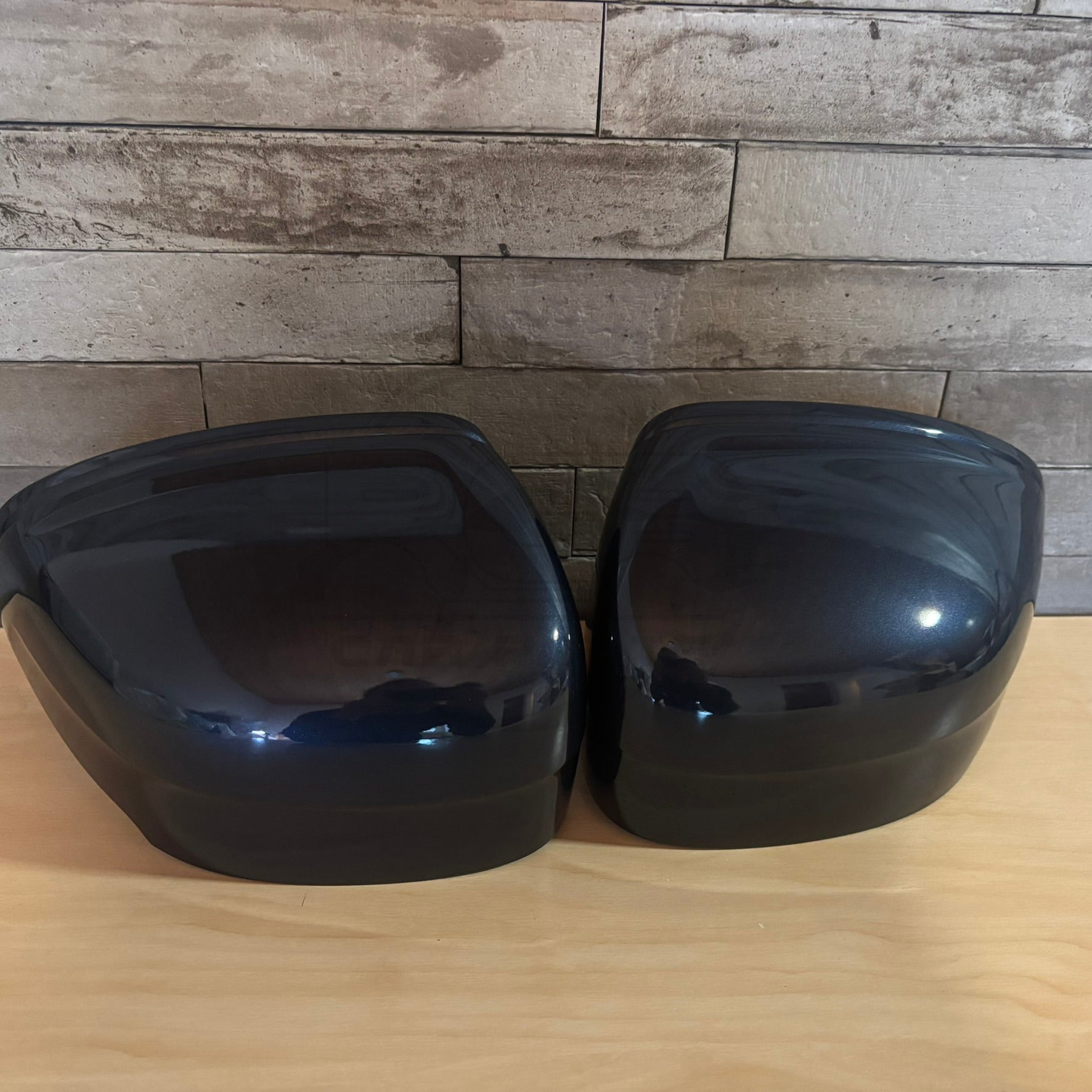 Painted Pair Left Right Wing Mirror Cover For Volvo XC60 MK2 2018-2024 Denim Blue 723