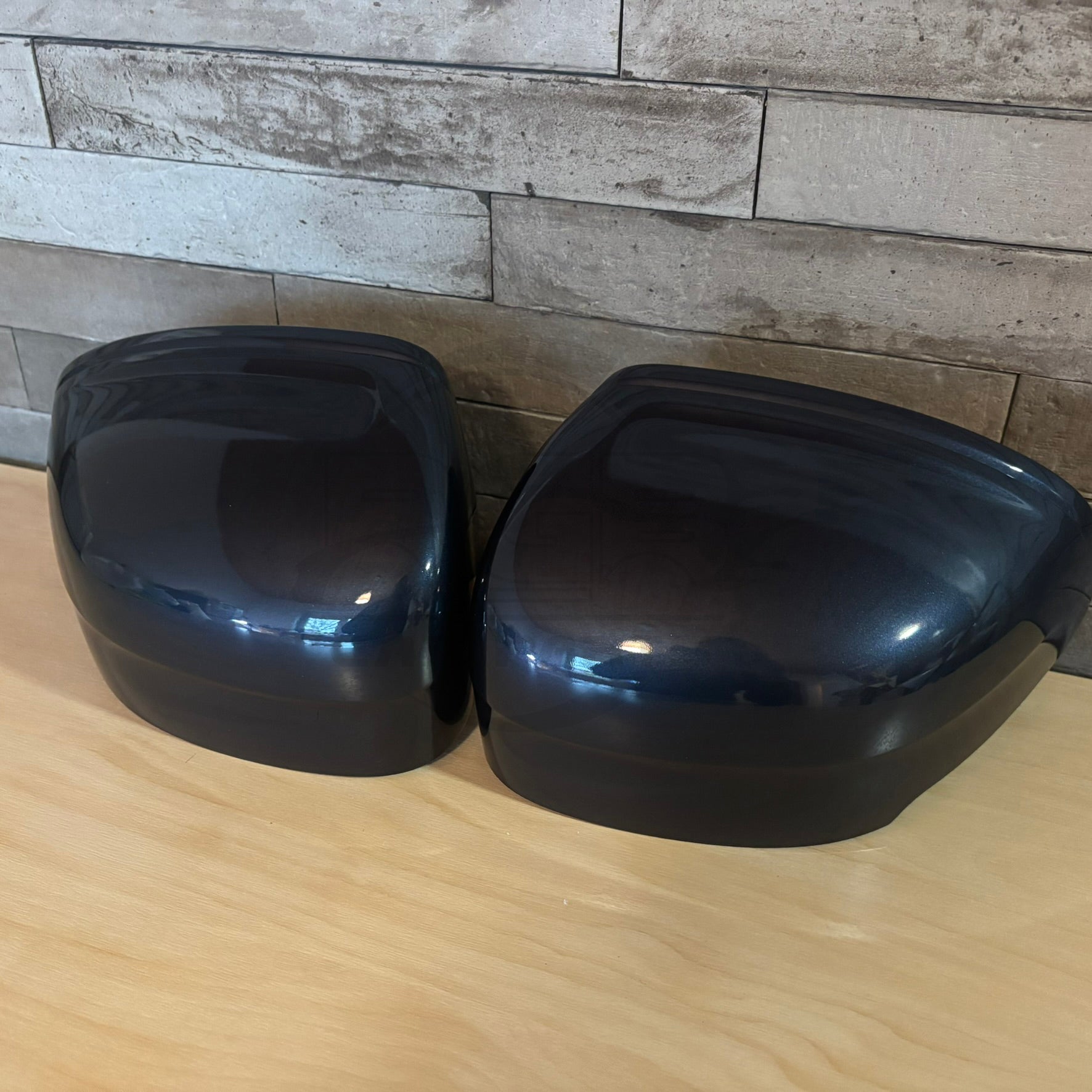 Painted Pair Left Right Wing Mirror Cover For Volvo XC60 MK2 2018-2024 Denim Blue 723