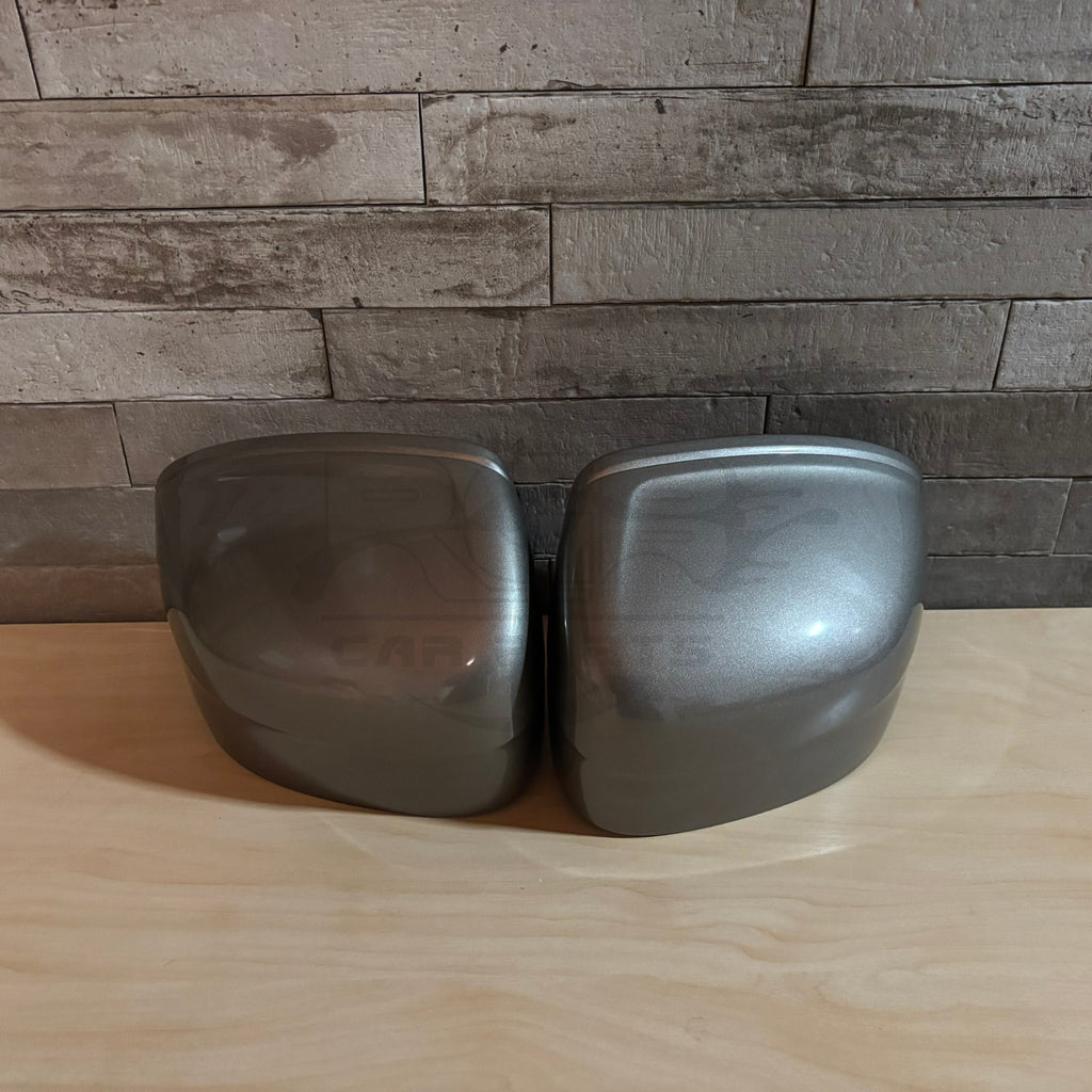 Painted Pair Left Right Wing Mirror Cover For Volvo XC60 MK2 2018-2024 Pebble Gray Met. 727