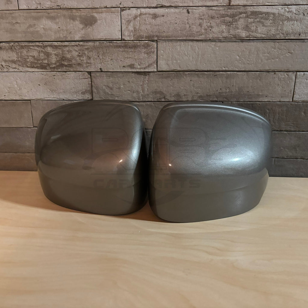 Painted Pair Left Right Wing Mirror Cover For Volvo XC60 MK2 2018-2024 Pebble Gray Met. 727