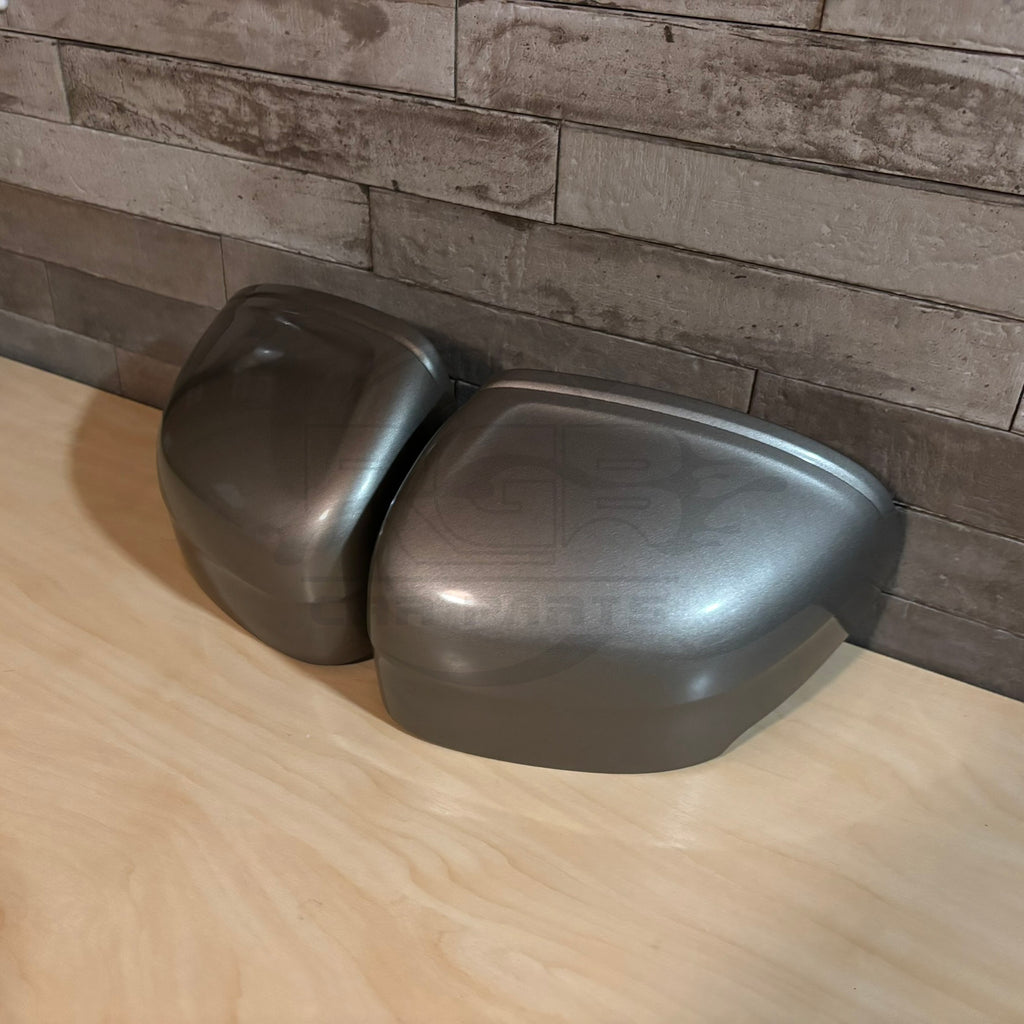 Painted Pair Left Right Wing Mirror Cover For Volvo XC60 MK2 2018-2024 Pebble Gray Met. 727