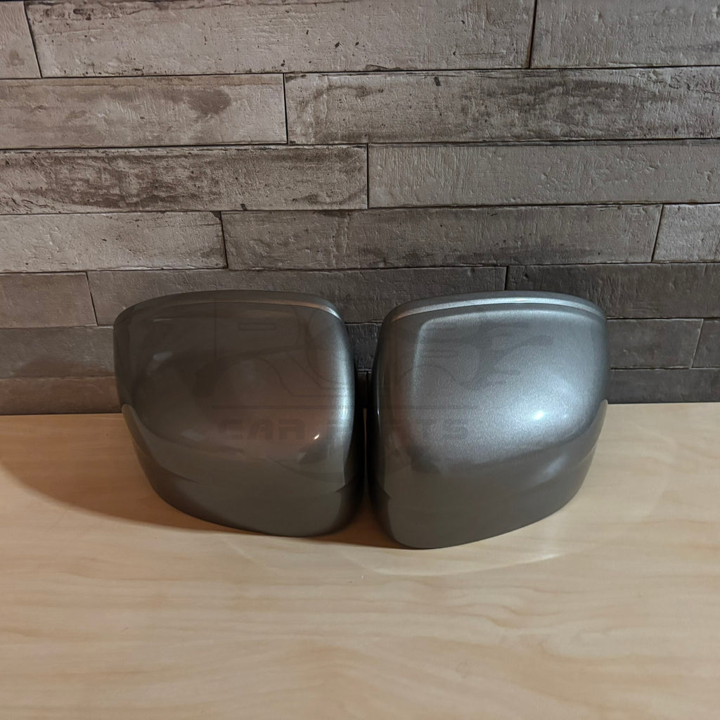 Painted Pair Left Right Wing Mirror Cover For Volvo XC60 MK2 2018-2024 Pebble Gray Met. 727