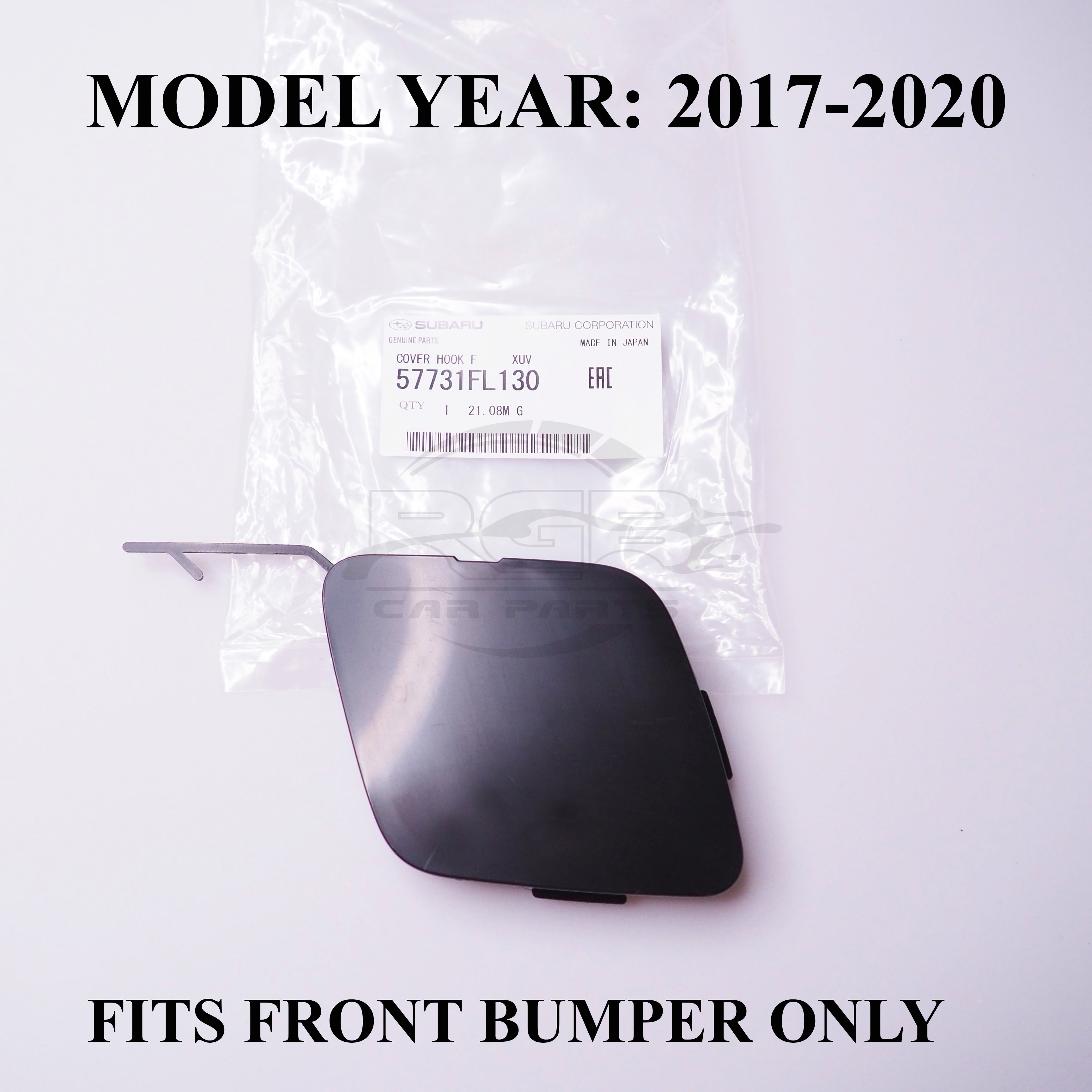 Subaru XV Crosstrek GT Front Bumper Tow Hook Cover Towing Cap For 2017-2020 OEM