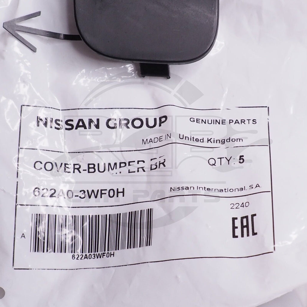 Nissan Note E12 Front Bumper Tow Hook Eye Cover Cap 2013-2017