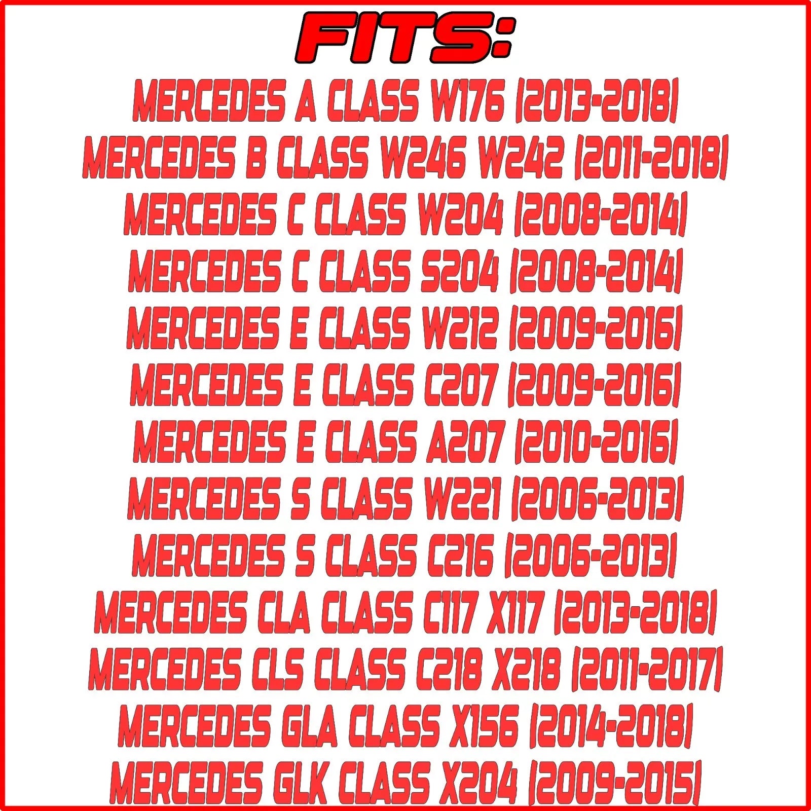 Wing Mirror Cover For Mercedes W212 W221 W204 X204 C216 C207