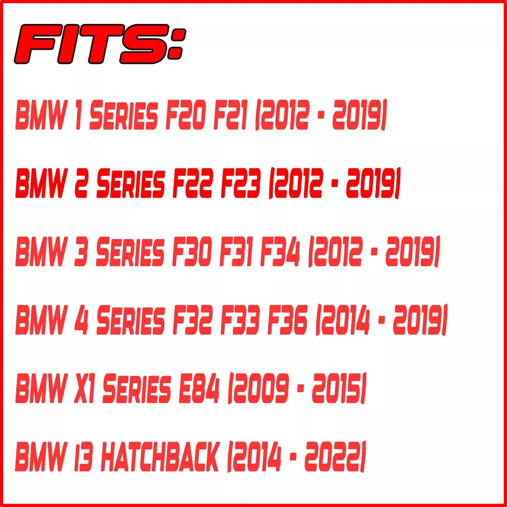 BMW F20 F22 F30 F34 F32 F33 F36 E84 i3