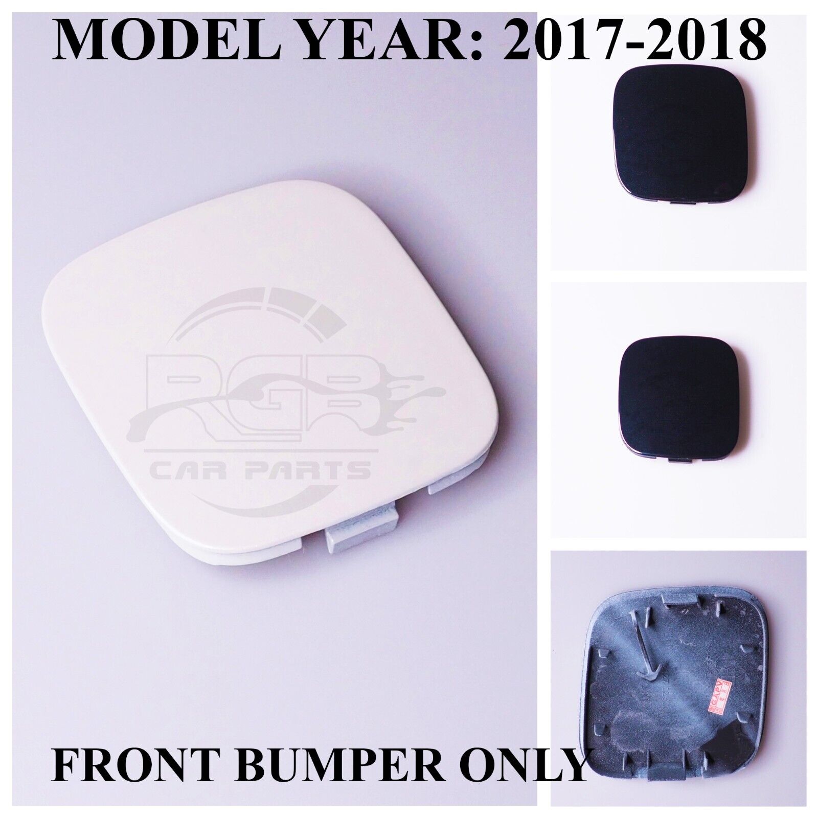 Painted Front Bumper Tow Hook Cover Toyota Corolla E170/E180 2017-2018 Choose Color