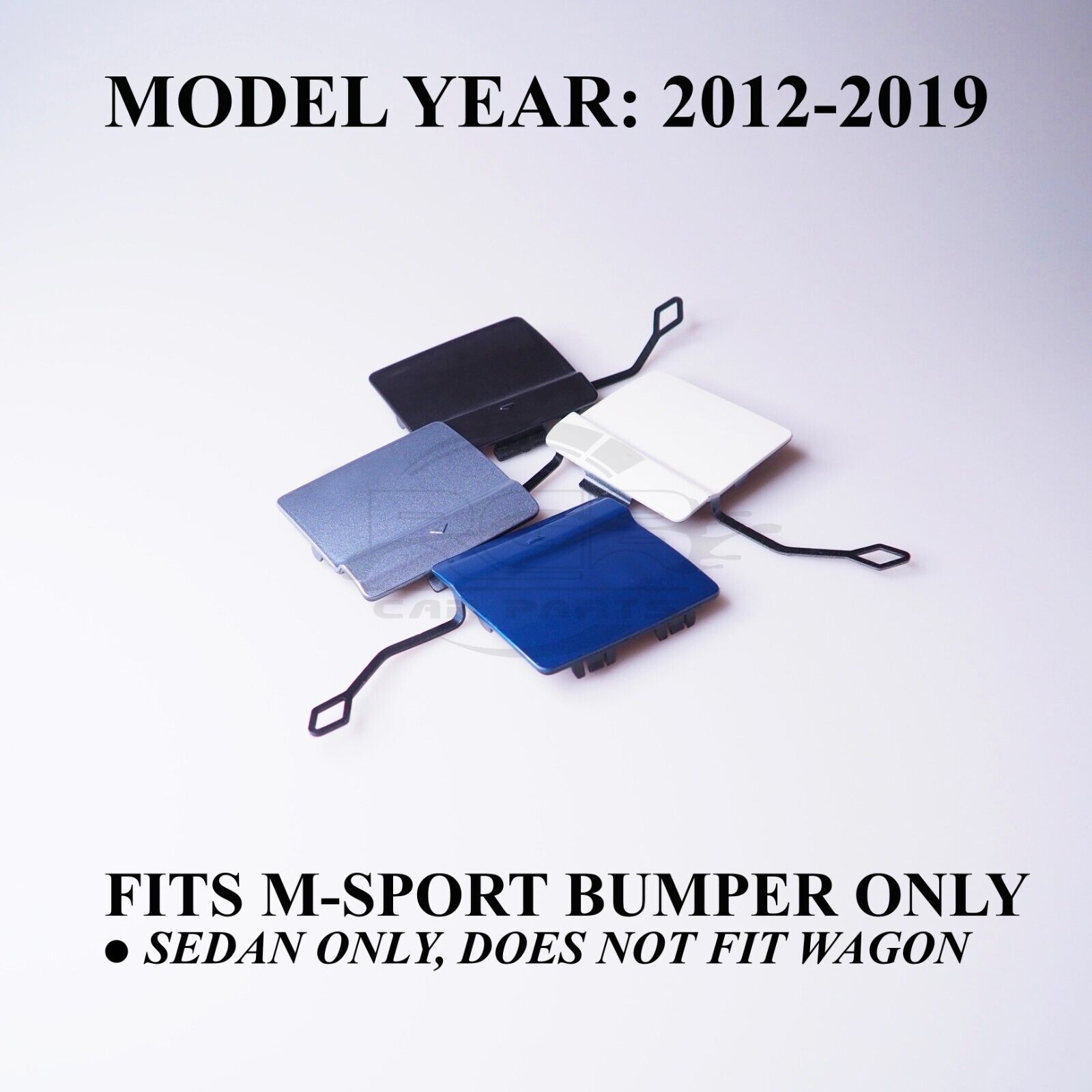 Painted BMW 3 Series F30 M Sport Rear Bumper Tow Hook Cover 2012-2019