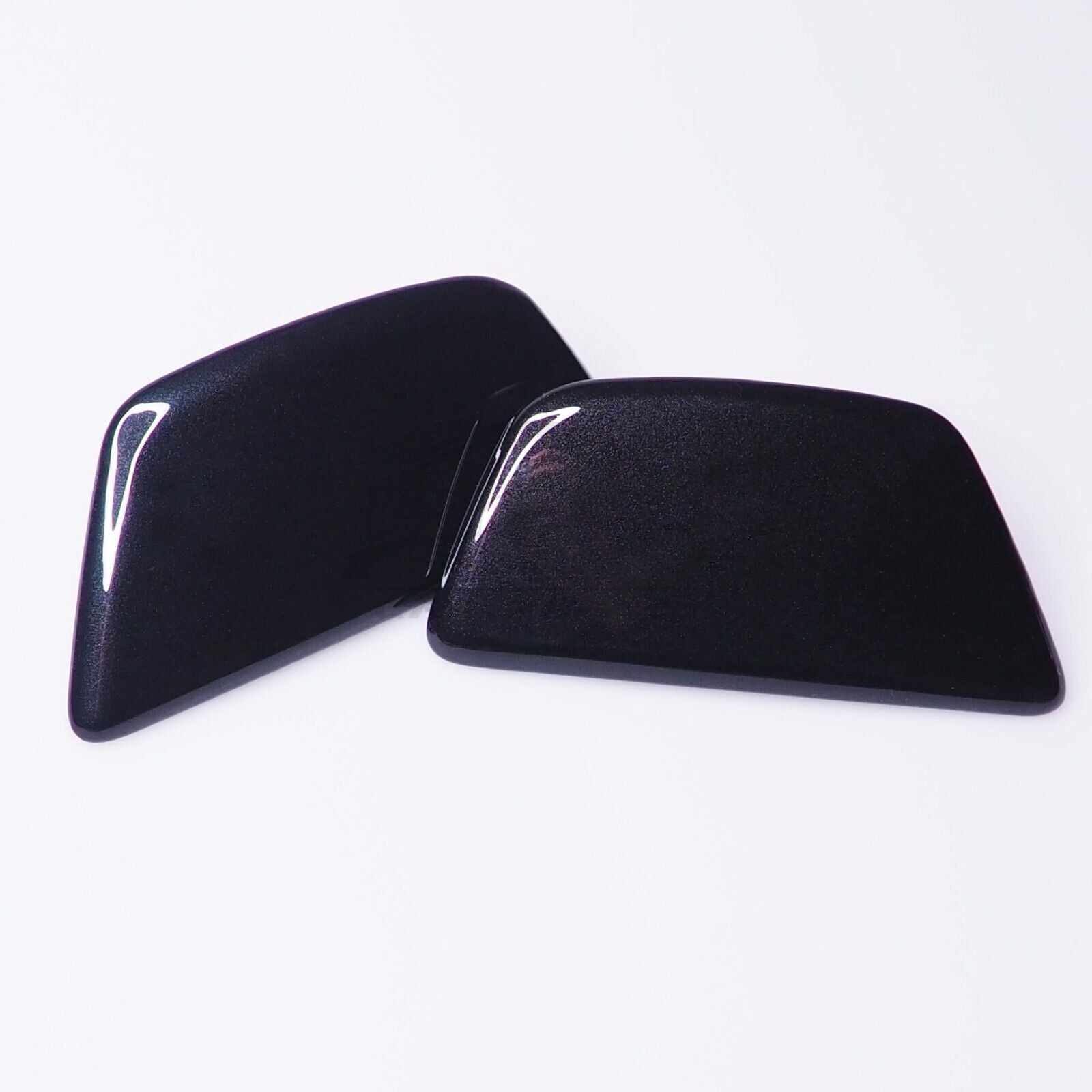 Headlight Washer Jet Cover For Nissan X-Trail T32 MK3 14-16 16075  16076  Black Z11