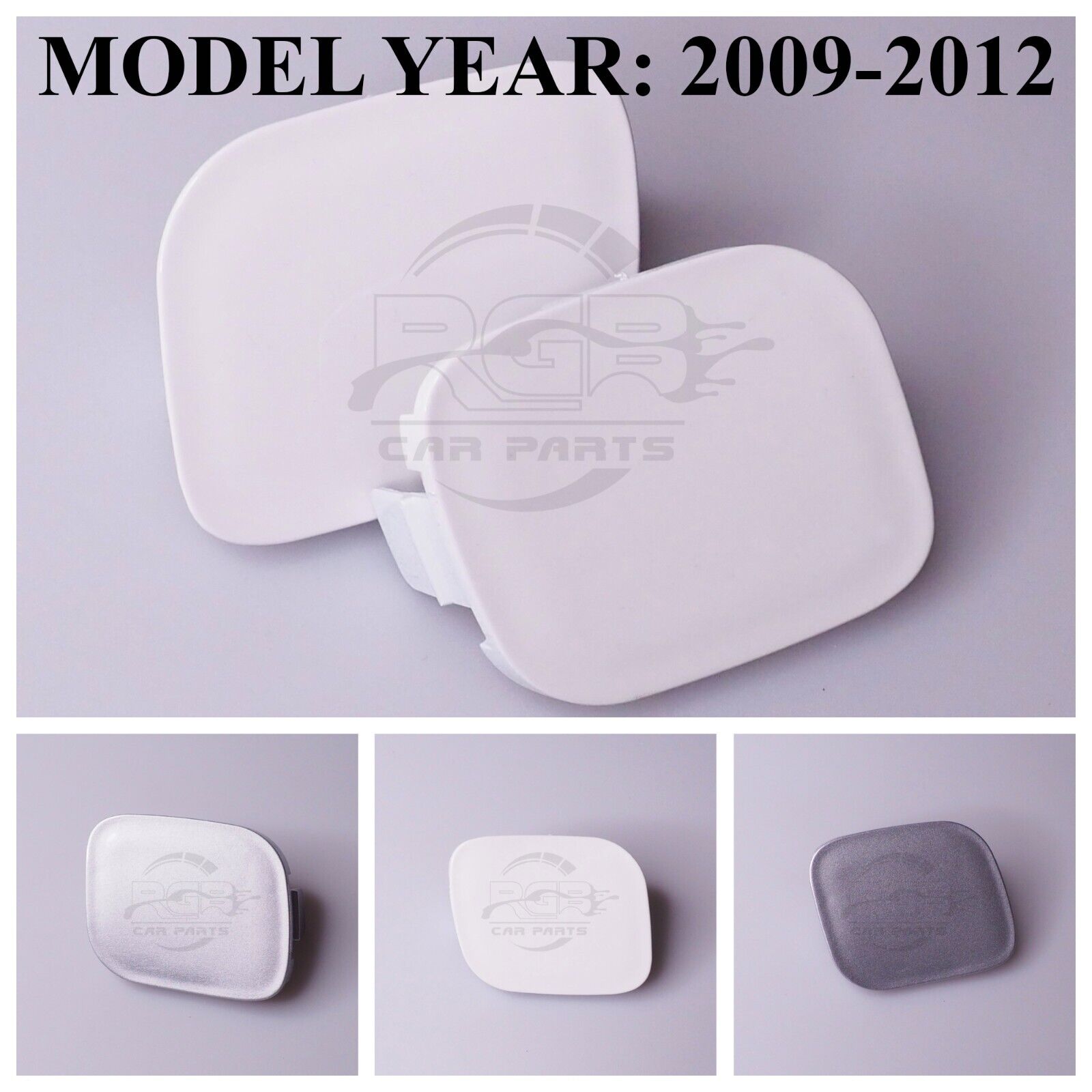 Front Bumper Tow Hook Cover Left Right Pair For Toyota Prius XW30 2009-2012