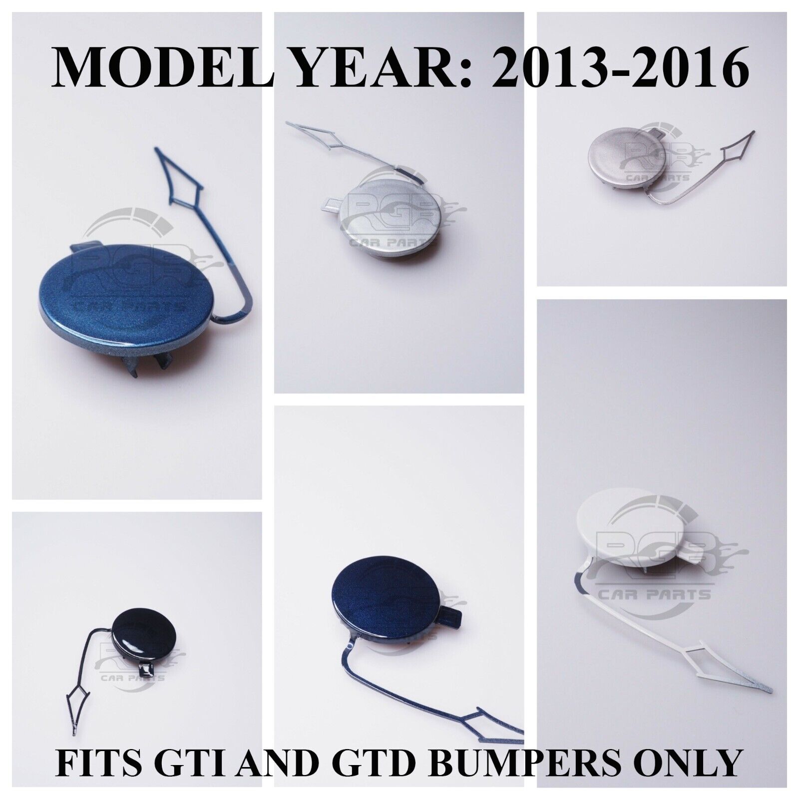 Front Bumper Tow Hook Cover For VW Golf MK7 GTI GTD 2013-2016