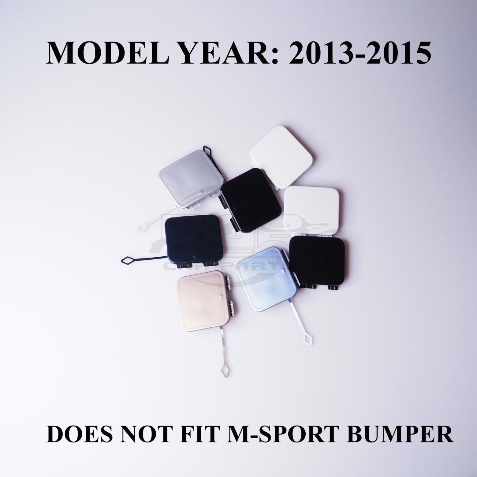 BMW 3 Series F34 GT SE Rear Bumper Tow Hook Cover For 2013-2015 Choose Color