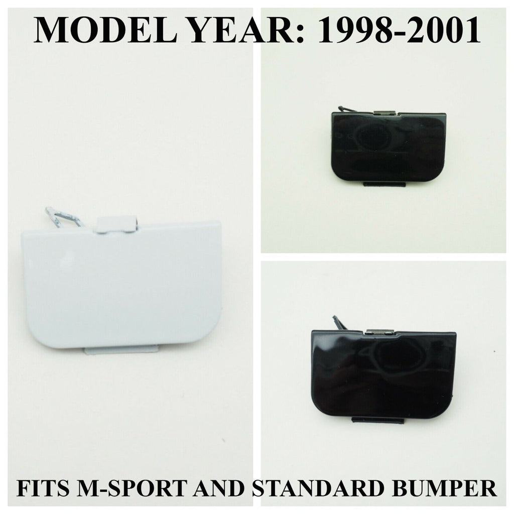 BMW 3 Series E46 Saloon Estate Front Bumper Tow Hook Cover For 1998-2001