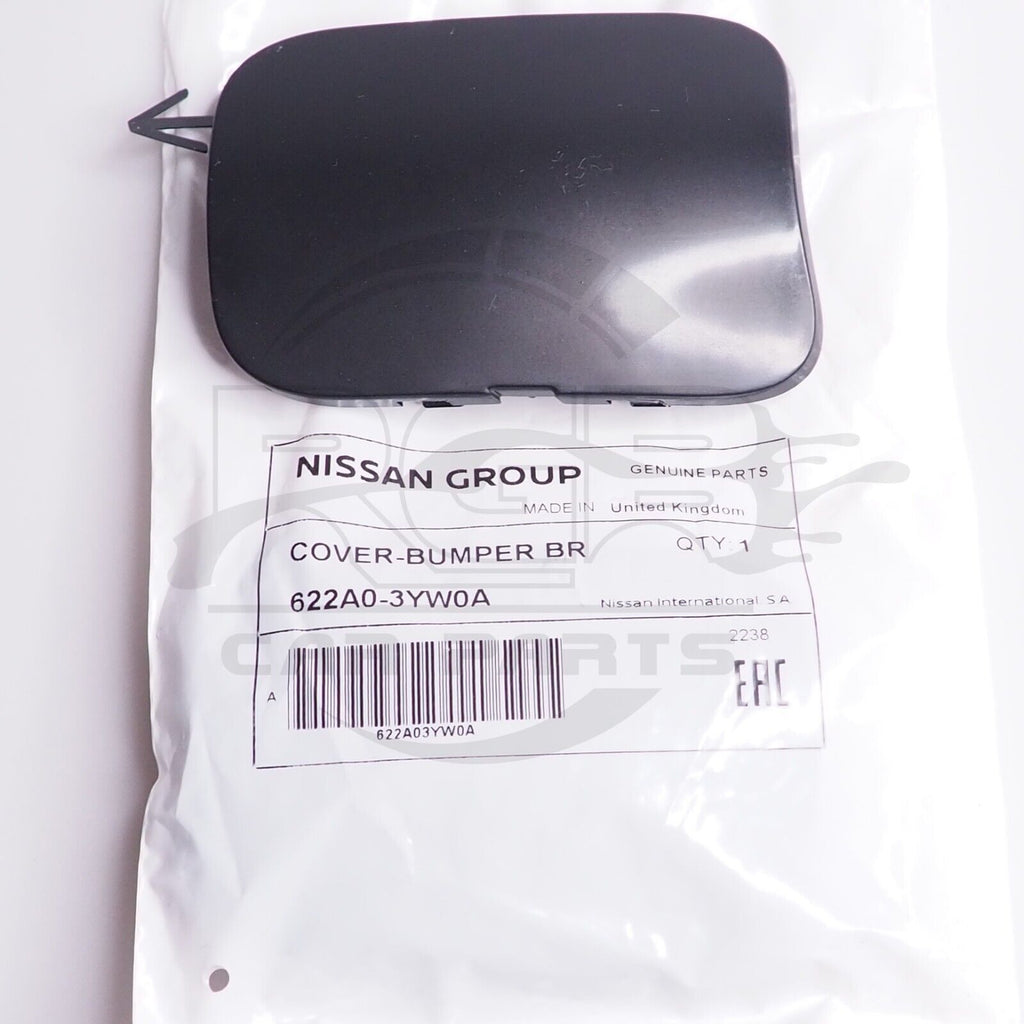 Nissan Juke F15 Front Bumper Tow Hook Eye Cover Cap 2013-2017