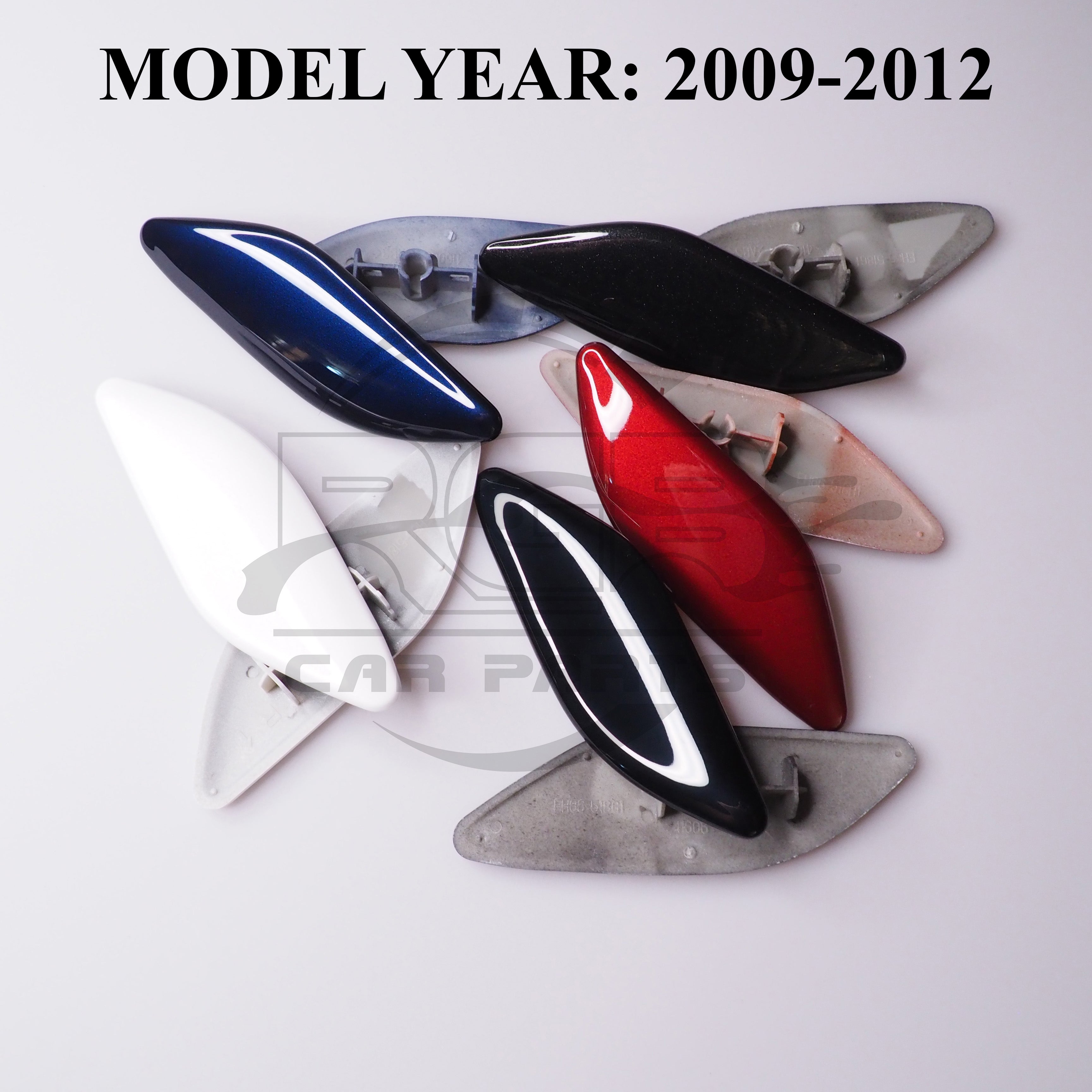 Painted Headlight Washer Cover Mazda CX-7 SUV 09-12 Left Right Pair Choose Color