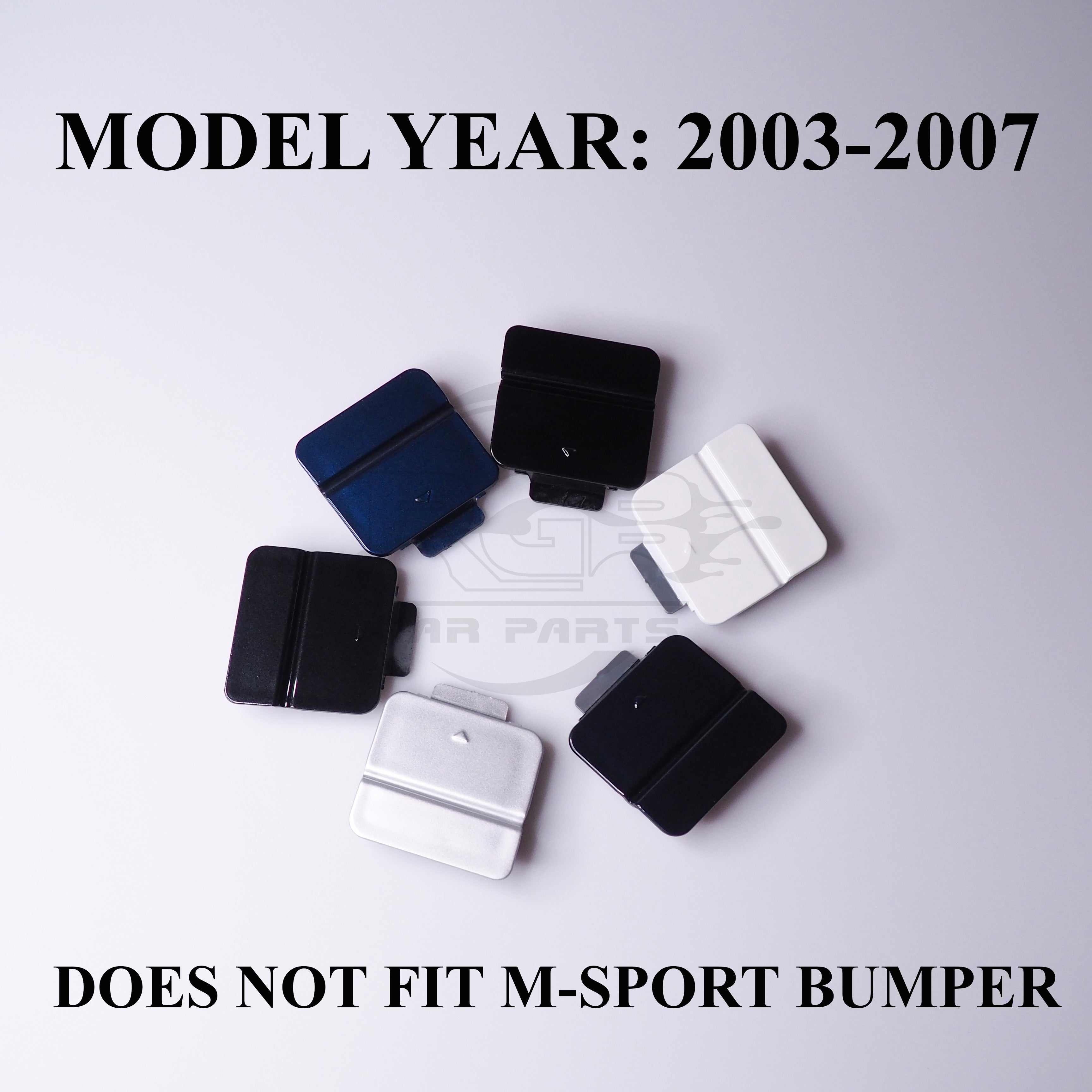 Painted Rear Bumper Tow Hook Cover BMW 5er E60 SE 2003-2007 Pre-LCI Choose Color