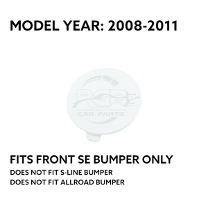 Audi A4 B8 SE Front Bumper Tow Hook Cover For Pre-Facelift 2008-2011