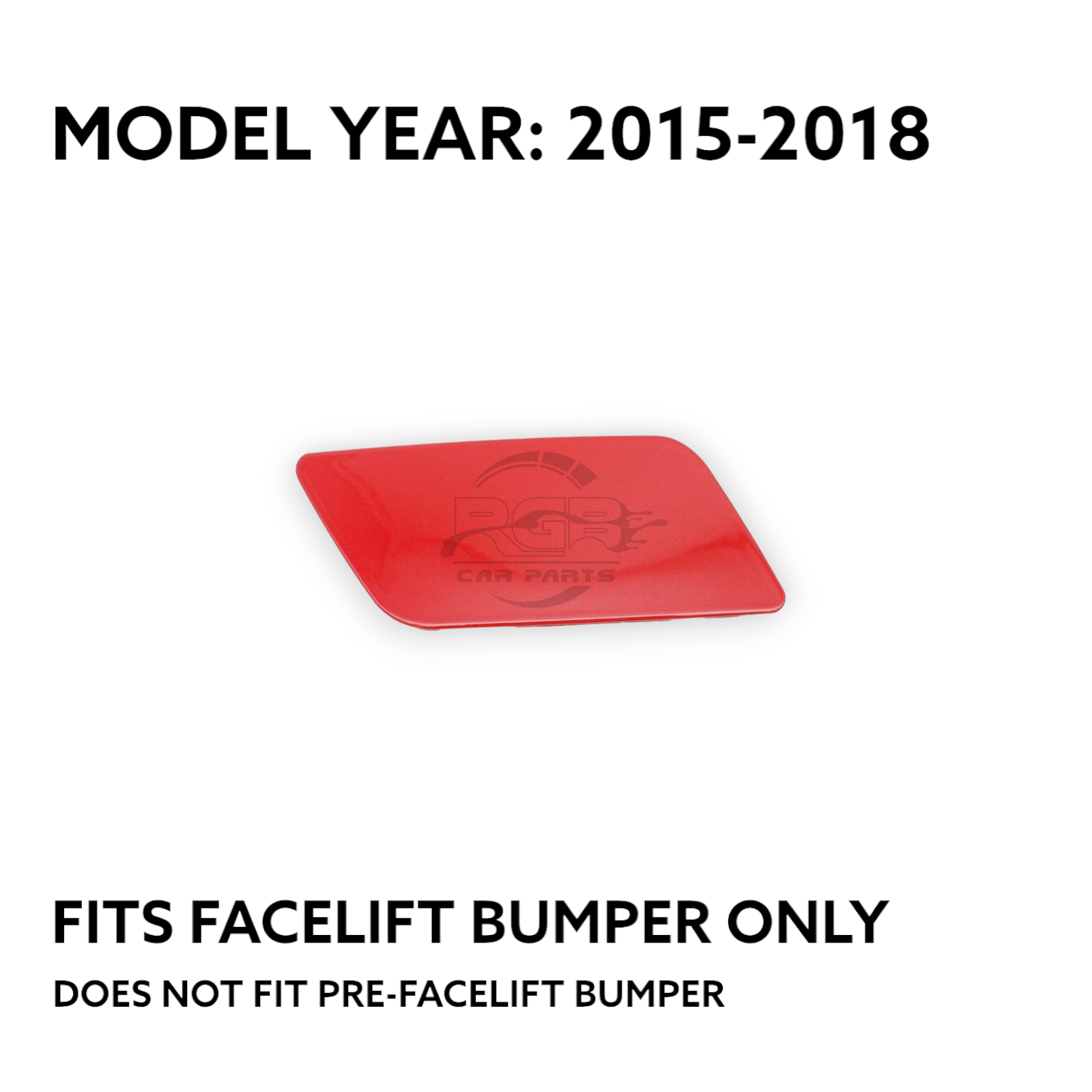 Audi Q3 8U Headlight Washer Cover Pair Left Right For 2015-2018