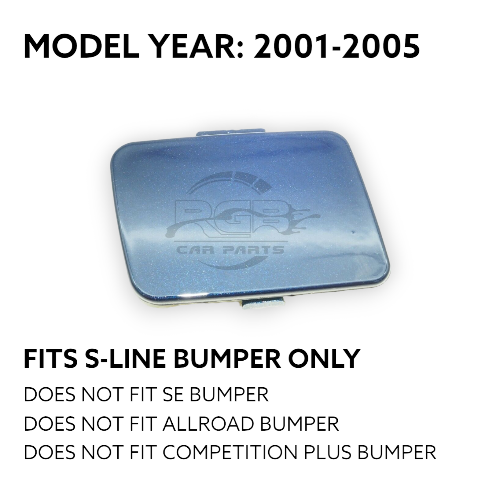 Audi A4 S4 B6 Front Bumper Tow Hook Cover For 2001-2005