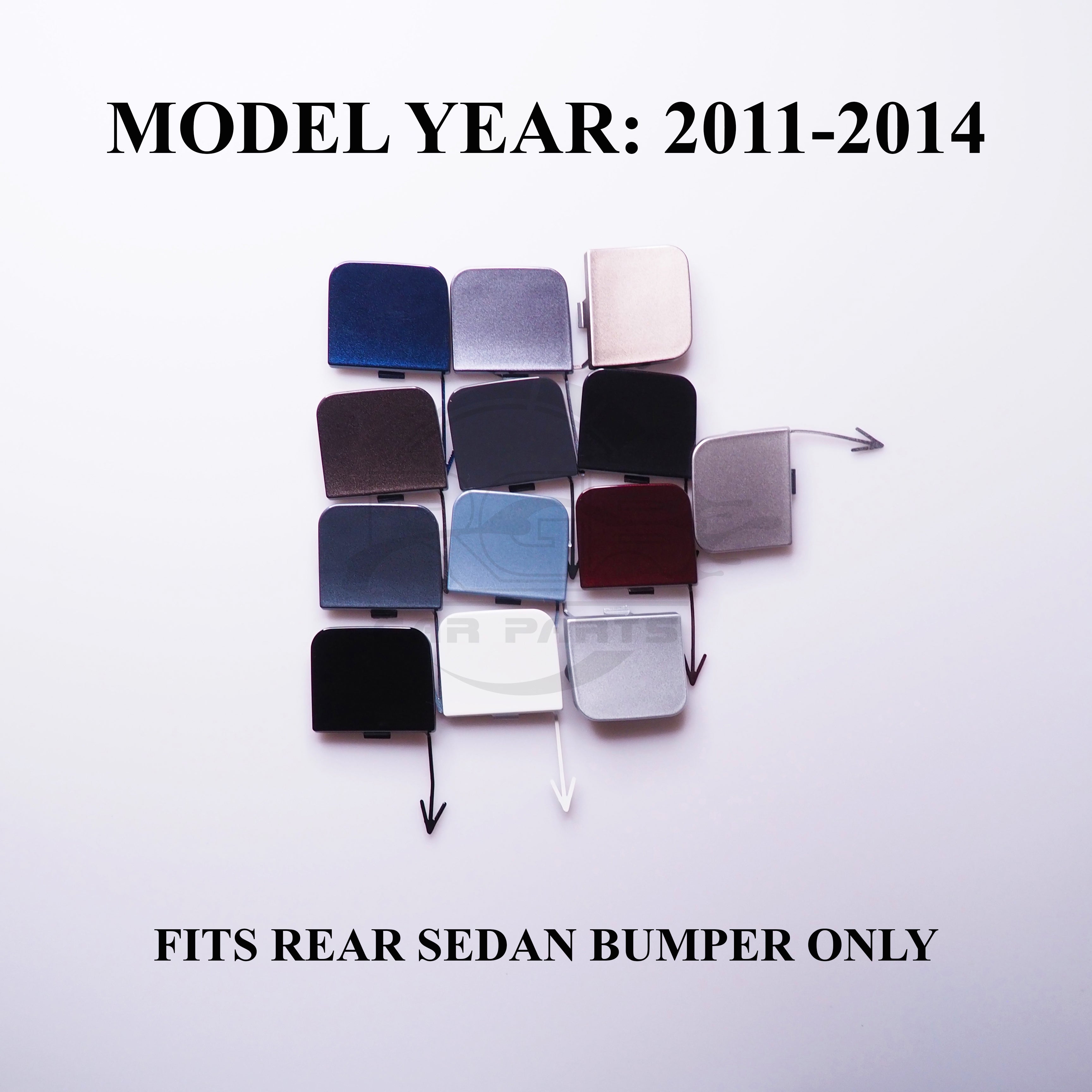 Rear Bumper Tow Hook Cover Cap For VW Passat B7 3C Sedan 2011-2014