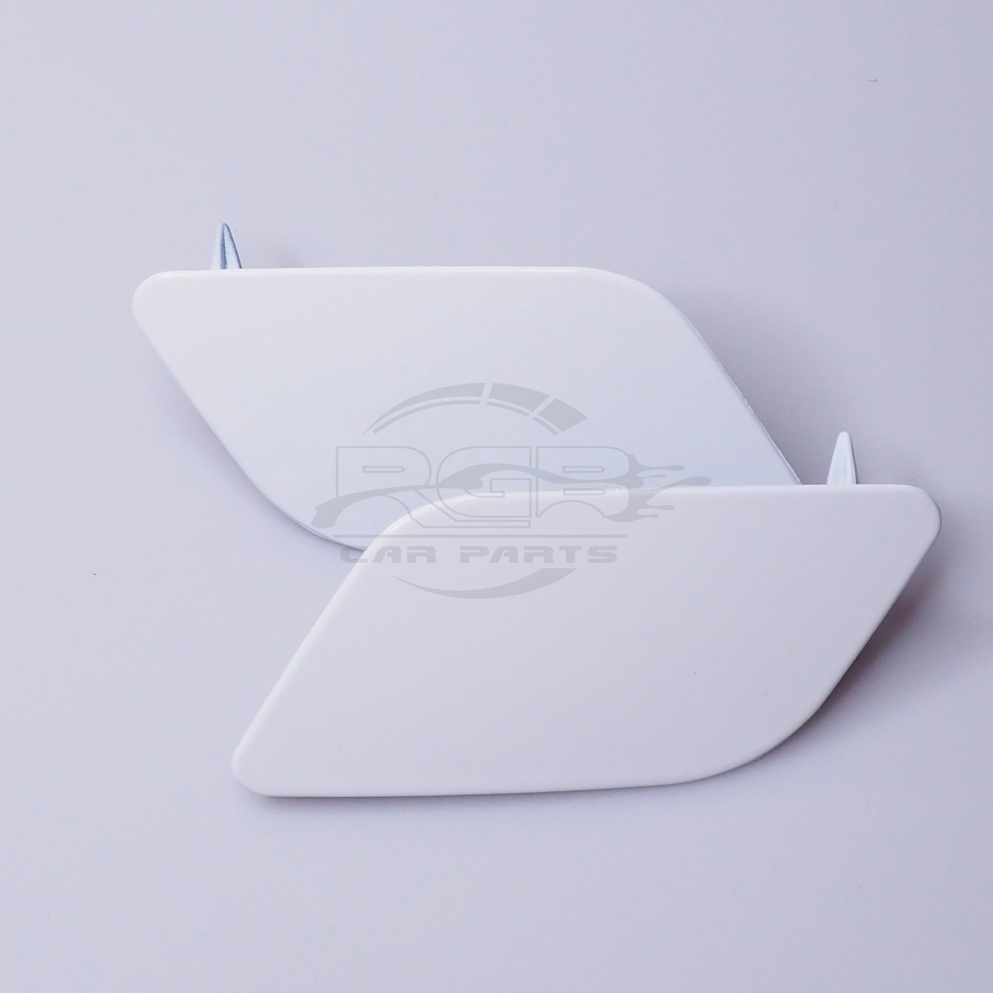 Painted Audi Q7 4L Headlight Washer Cover Jet Cap For 2010-2015 
 4L0955275G / 4L0955276G Ibis White LY9C