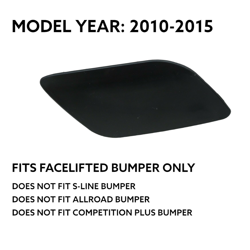 Painted Audi Q7 4L Headlight Washer Cover Jet Cap For 2010-2015 
 4L0955275G / 4L0955276G