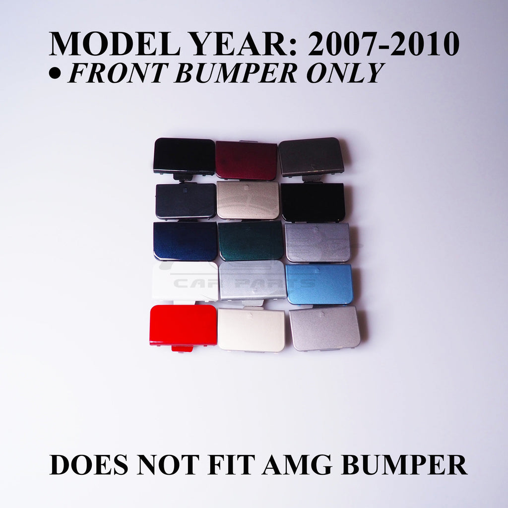 Painted Front Tow Hook Cover 4 Door Mercedes C Class W204 SE 2007-2010 Choose Color